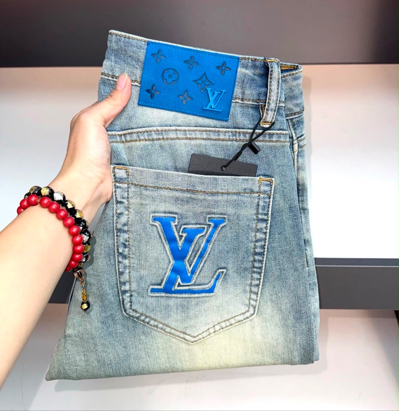 Pantalón Louis Vuitton Blue