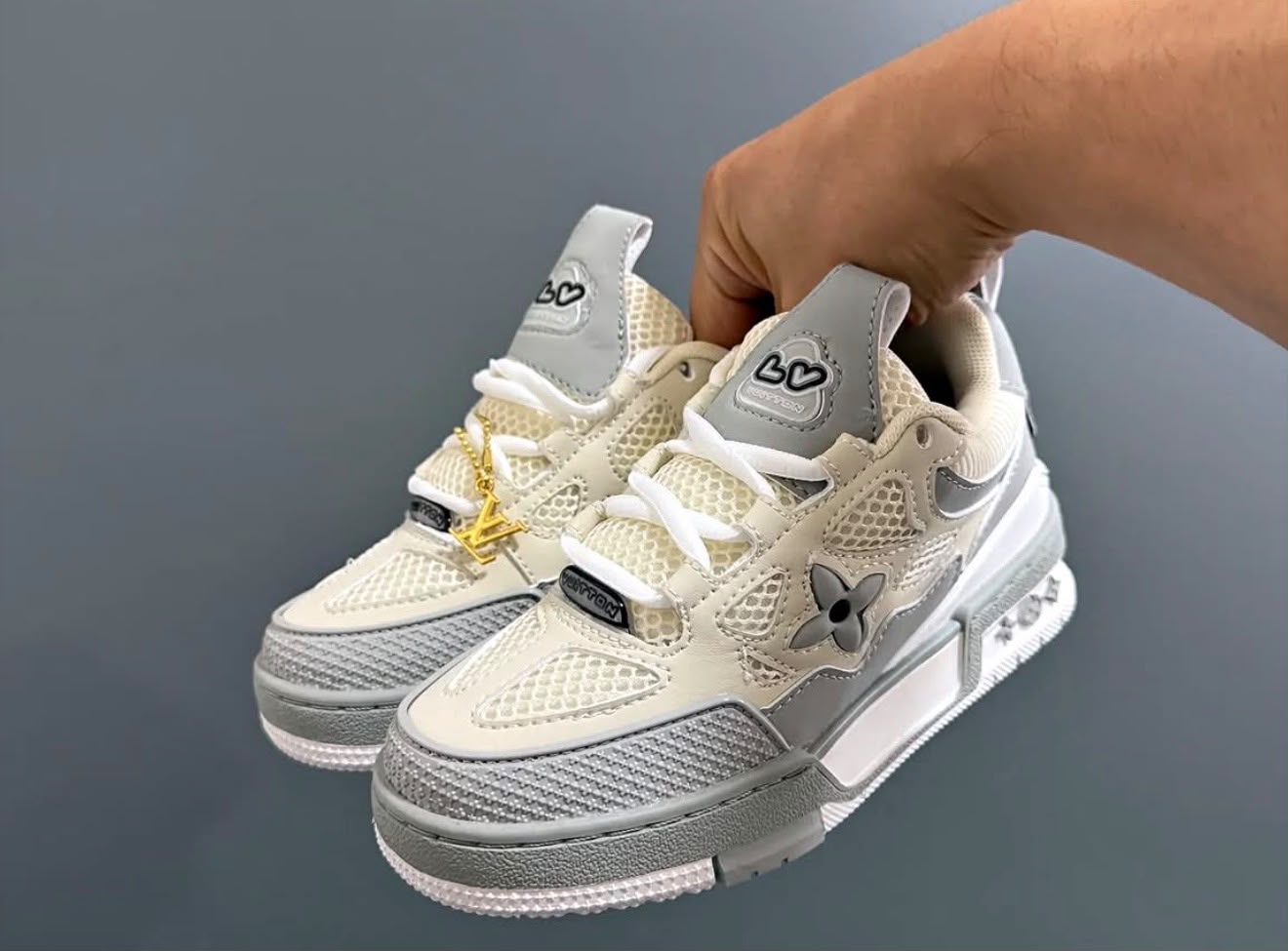 Zapatos Louis Vuitton  White/Blue